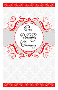 Wedding Program Cover Template 13D - Graphic 5